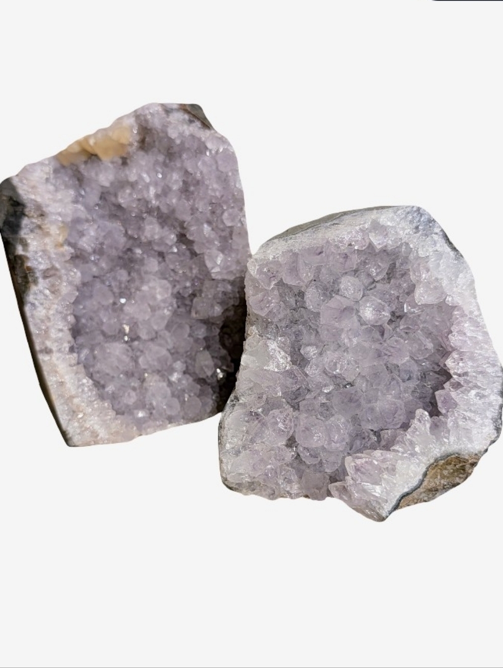 💲ON SALE!!!💲Pair of LRG (5LBS) Natural Brazilian Amethyst​
